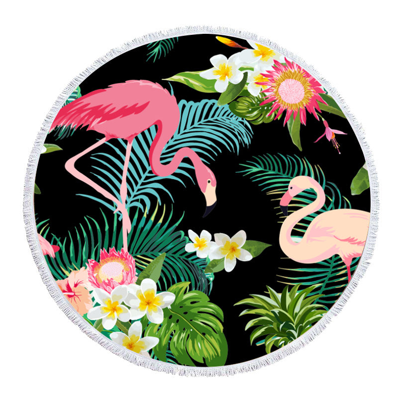 Serviette de plage Esprit Flamant Rose
