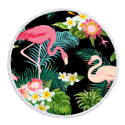 Serviette de plage Esprit Flamant Rose