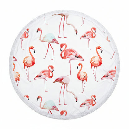 Serviette de plage Esprit Flamant Rose